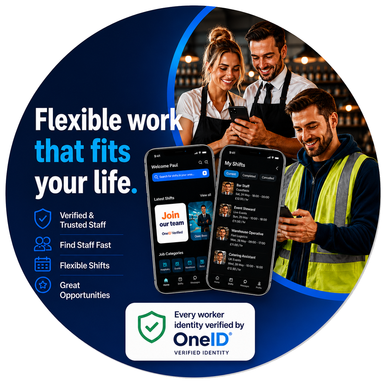 FlexyStaff flexible jobs and staffing app