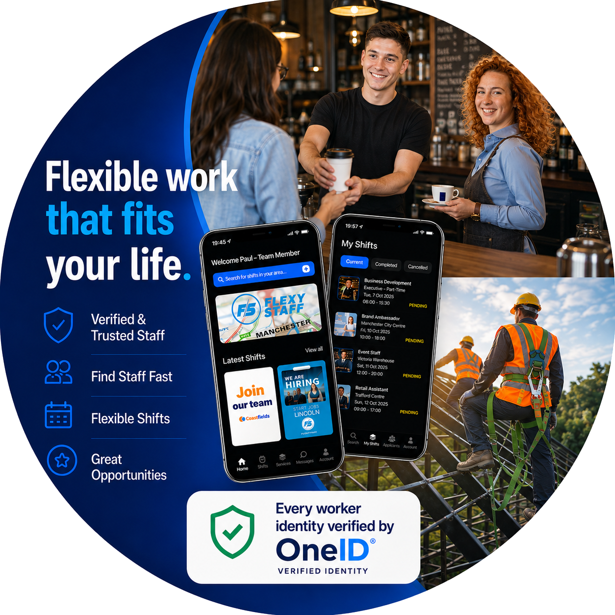 FlexyStaff flexible jobs and staffing app
